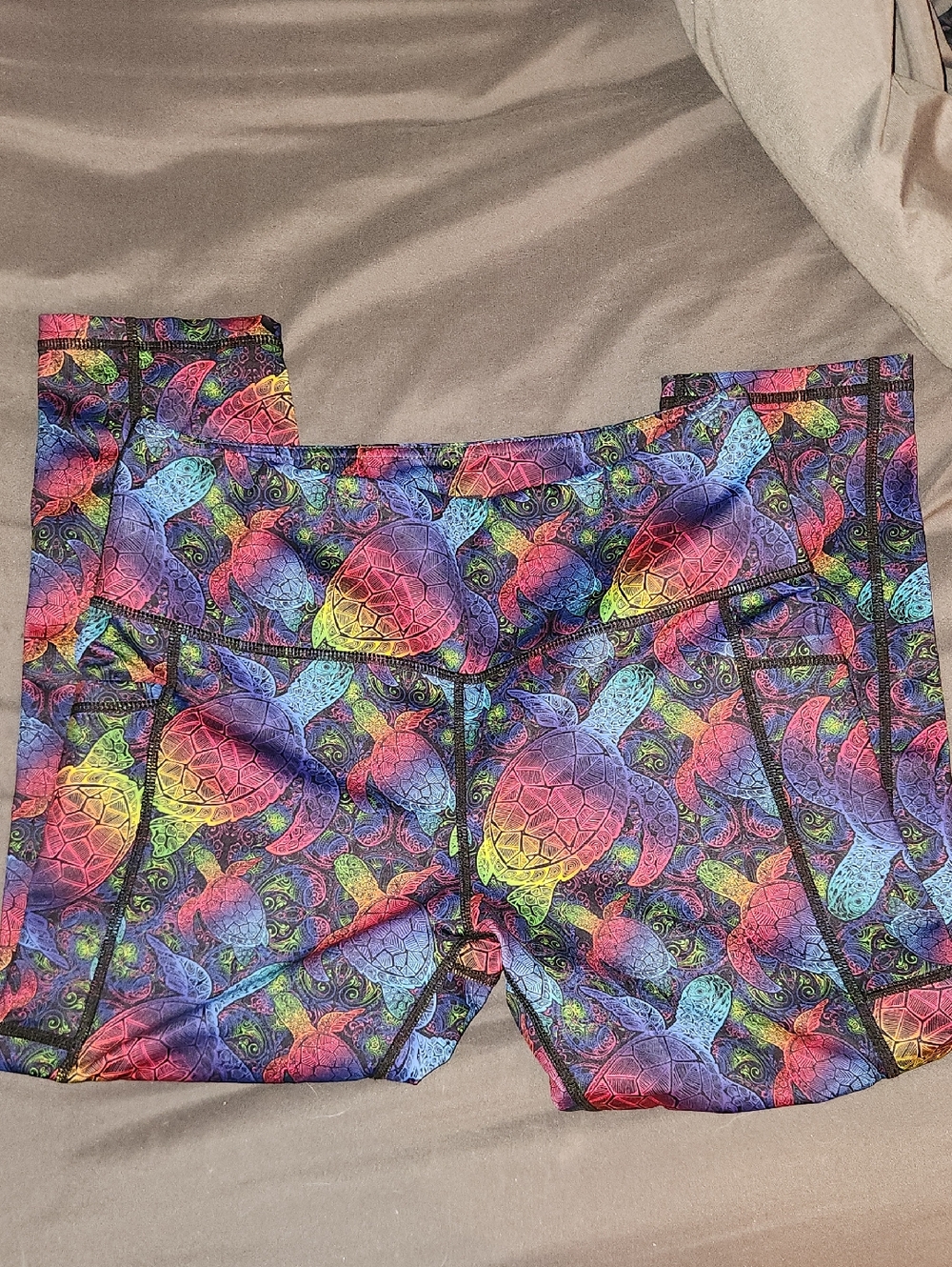 Cvg Rainbow Turtle Leggings